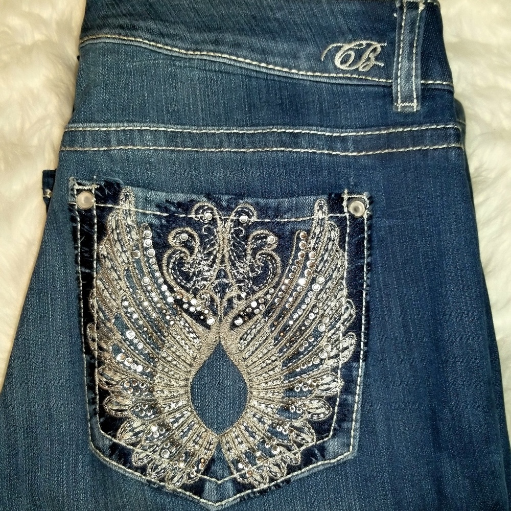 Code Bleu Jeans with Bling